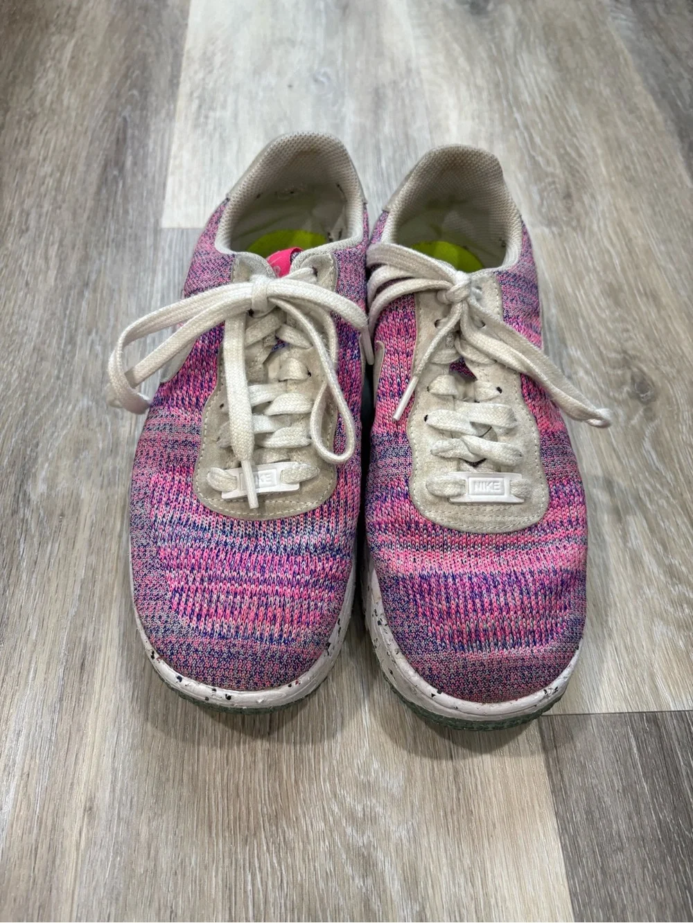 Nike Air Force 1 crater flyknit discus glow